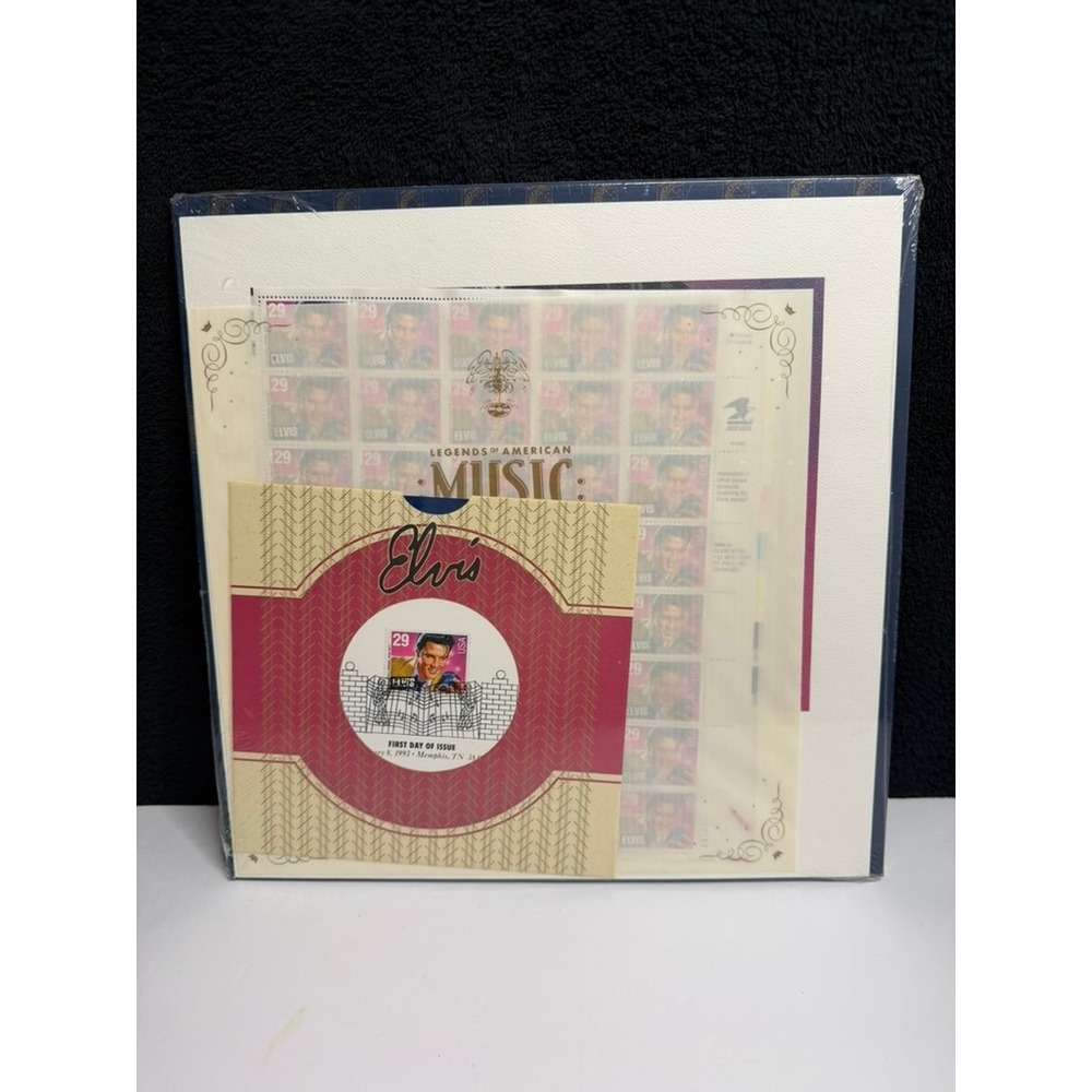 Elvis Presley Complete Collection 9918 Legends of American Music 1993 Stamp Set